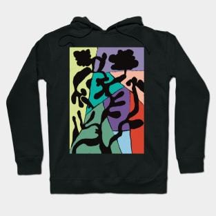 Colourful Plant Silhouette Hoodie